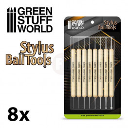 GSW: sochárske guľôčkové nástroje (Stylus Ball Tools set)